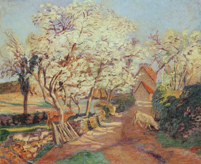 Plum Trees in Blossom by Jean Baptiste Armand Guillaumin